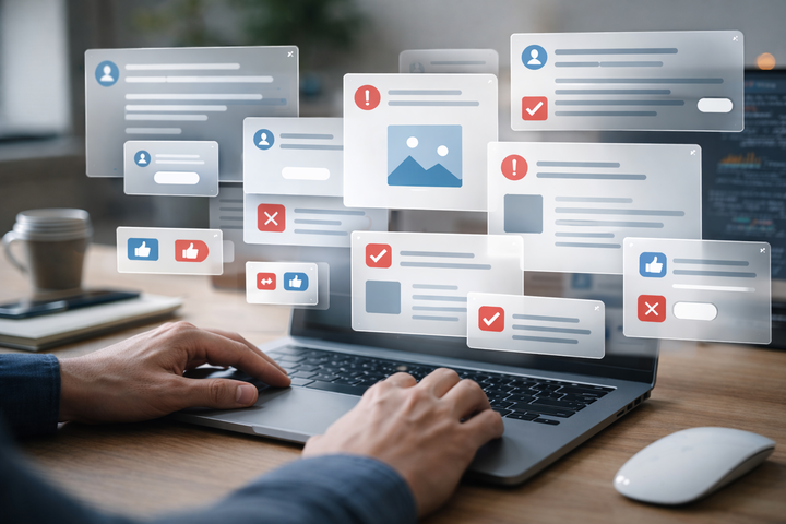 Human led content moderation chatgpt image